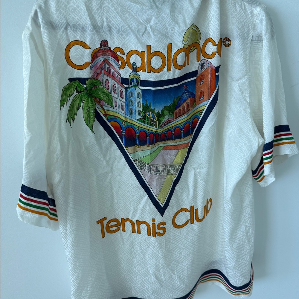 Casablanca White Casual Button Down Shirt